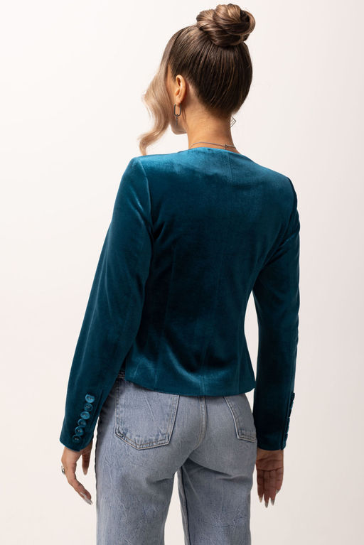 Жакет Golden Valley 36256-Р бирюзовый  фото 3