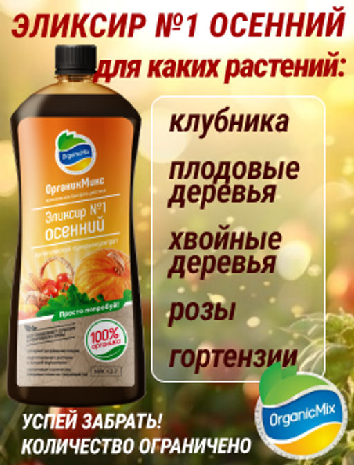 Эликсир № 1 осенний 900 мл - Organicmix фото 4