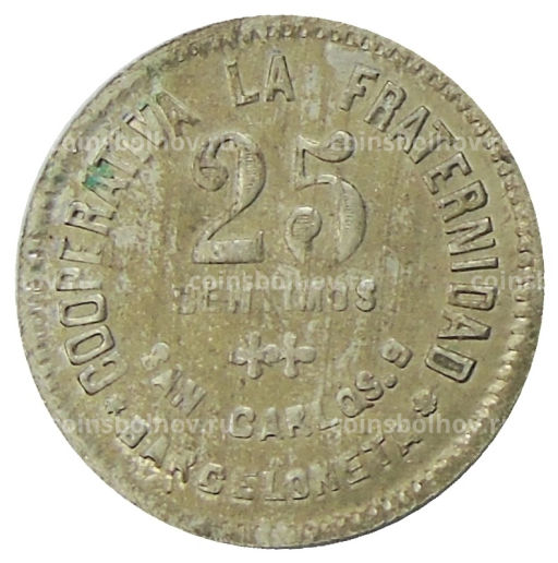 25 сентимо 1923 года Испания Барселона