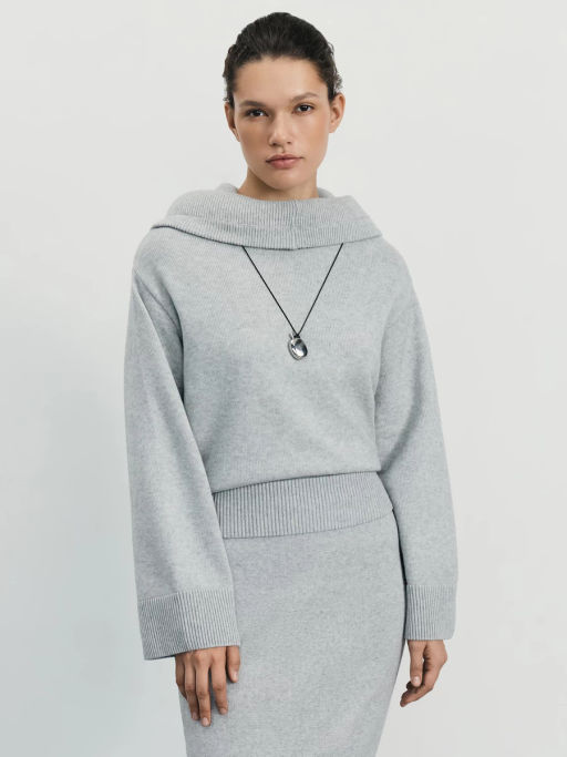 Джемпер с капюшоном с содержанием вискозы / Zarina