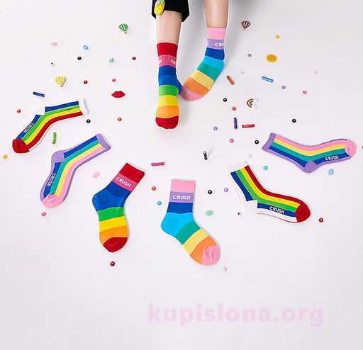 Носки Rainbow crush - Купи слона фото 2