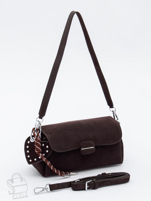 Сумка женская кожаная 6660VG coffee Vitelli Grassi