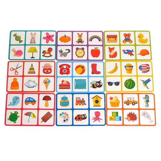 Настольная игра для детей на логику «Умное лото. Контуры», 2 игрока, 3+