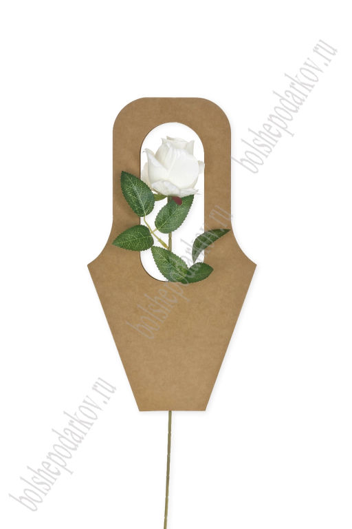 Пакет для цветов 19*35*7,5 см (10 шт) SF-7952, коричневый