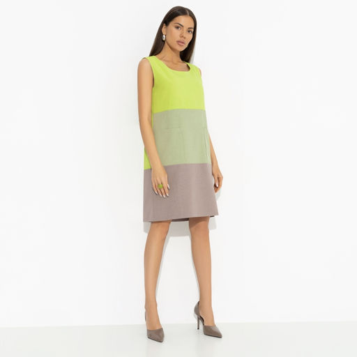 Платье в стиле сolor block Деликатная смелость - Charutti фото 4