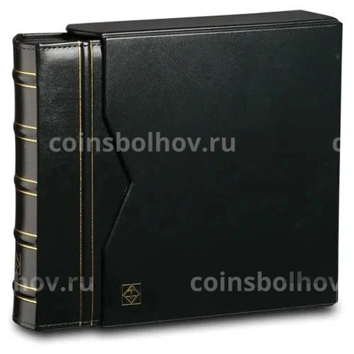 Альбом для монет без листов с защитным шубером формат Optima, Черный LEUCHTTURM 324423