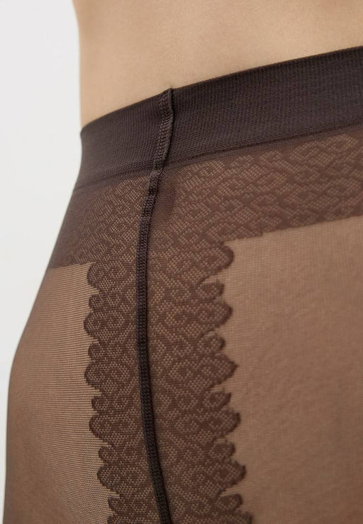 Колготки фантазийные CONTE Колготки с рисунком сердечки BONHEUR grafit - Conte elegant фото 6