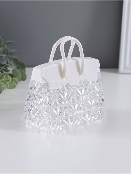 Фигурка светящаяся RISALUX «Дамская сумочка», LED-ночник, 3×AG13, 11.5×6.5×13 см