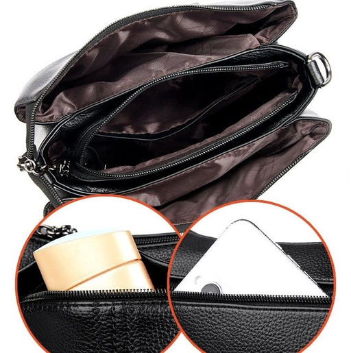 KAIDIFEINIROO Сумка женская с двумя ремнями 8691  фото 7