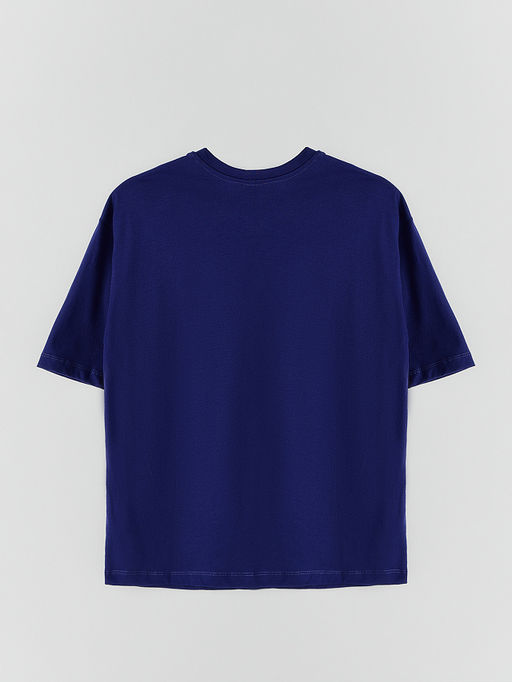 Комплект домашний женский синий с принтом - Mark formelle фото 6