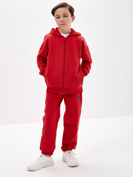 Красная толстовка для девочки - Kogankids фото 35