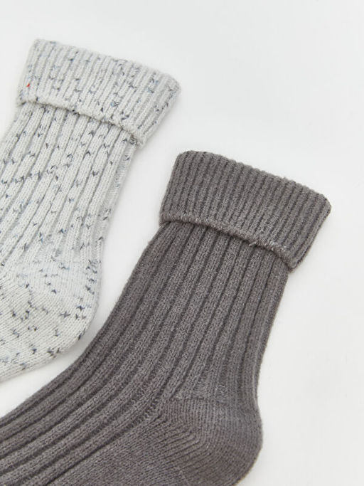 Desenli Kad?n Soket ?orap 2li