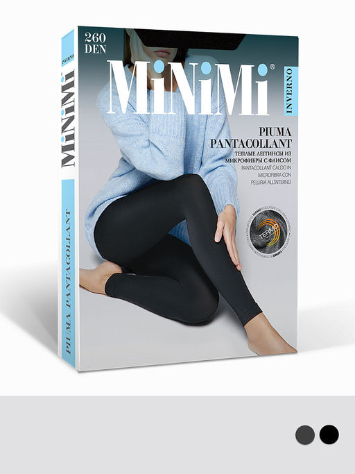 (Minimi) Pantacollant Piuma 260 (чз) grigio melange  фото 2