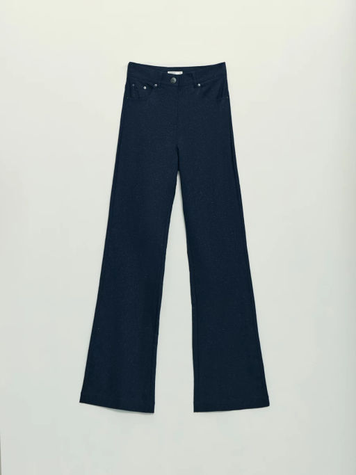 Брюки клеш с денимным эффектом / Zarina