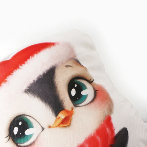 Подушка Этель Happy penguin 30х35 см, 100 п/э, велюр фото 4