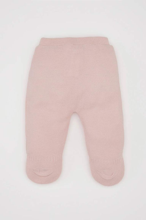 Пинетки для маленьких девочек, трикотажные брюки - Defacto фото 4