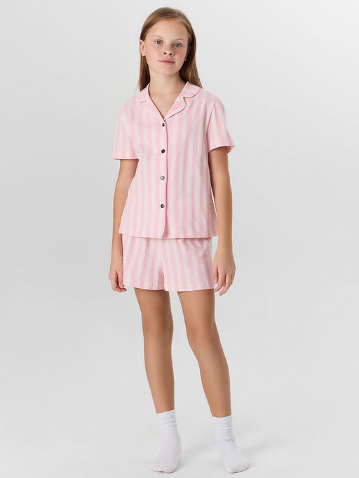 КОМПЛЕКТ ДЛЯ ДЕВОЧЕК (РУБАШКА, ШОРТЫ)