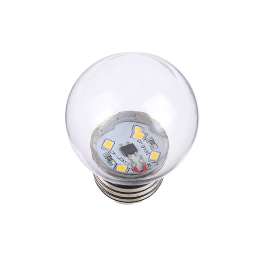 Лампа светодиодная Luazon Lighting, G45, Е27, 1.5 Вт, для белт-лайта, набор 20 шт, свечение тёплое белое