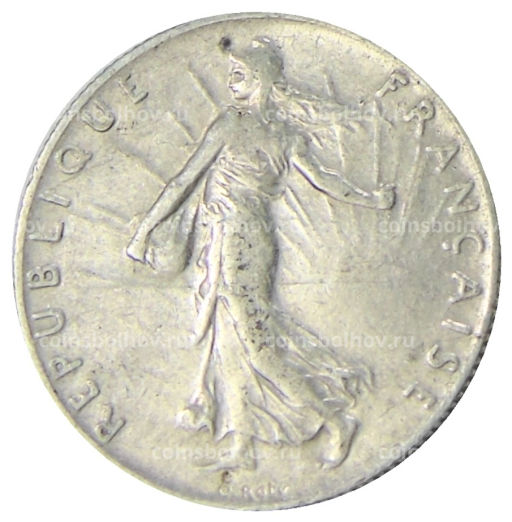 Монета 50 сантимов 1916 года Франция