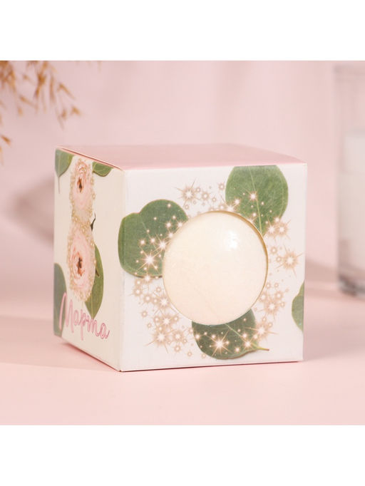 Цена за 2 шт. Бомбочка для ванн розы с 8 марта 120 г - Добропаровъ фото 6