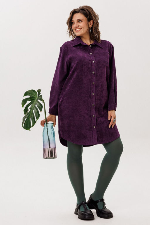 Платье ANELLI 1771 сливовая безмятежность  фото 7