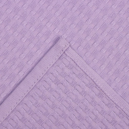 Набор кух.полотенец Доляна лавандовый 35х60см-2шт., 100% хл, вафля, 220 гр/м2  фото 4