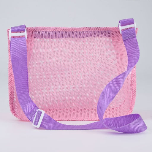 Сумка пляжная, 24*20*10 см, детская, для песочницы, цвет розовый - NAZAMOK KIDS фото 3