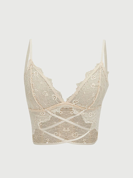 Balensiz Dolgusuz Dantelli Fantezi Bralet