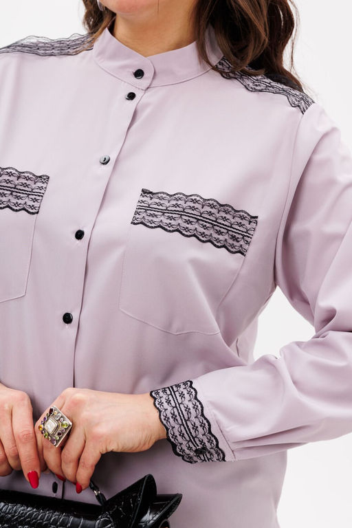 Блуза ANELLI 1250 ледяная лаванда  фото 3
