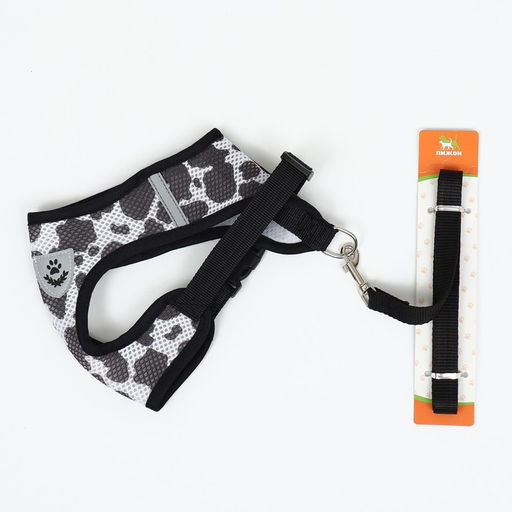 Комплект для собак 3-5 кг, размер S, поводок 120 х 1,5 см, ОШ 24 см, ОГ 34 см - Пижон фото 10