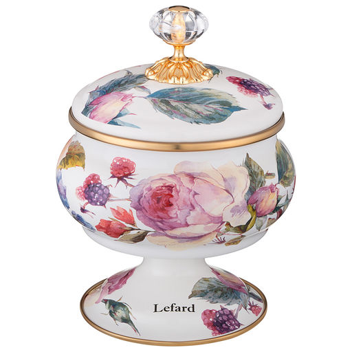 САХАРНИЦА НА НОЖКЕ LEFARD С КРЫШКОЙ,СЕРИЯ ВИНТАЖ, 0,85Л ДИАМЕТР=14 СМ. ВЫСОТА=19 СМ.