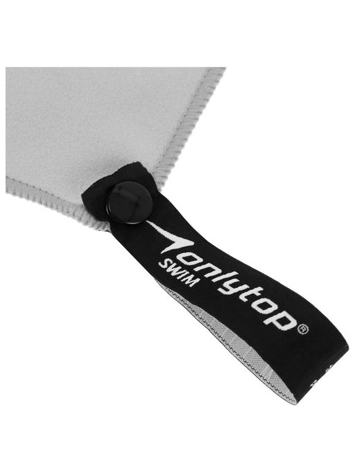 Полотенце из микрофибры ONLYTOP, 50х120 см, цвет серый