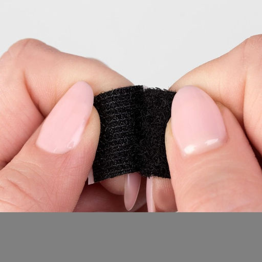 Цена за 5 шт. Набор липучек на клеевой основе, 2 2 см, 10 шт, цвет чёрный - Арт узор фото 3