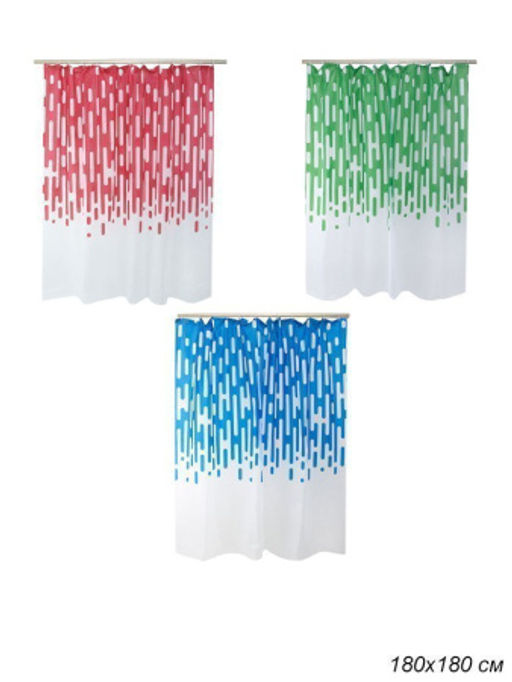 Шторка для ванной 180х180 см Марсельеза / 461-042 /уп 12/ - Галеонтрейд фото 2