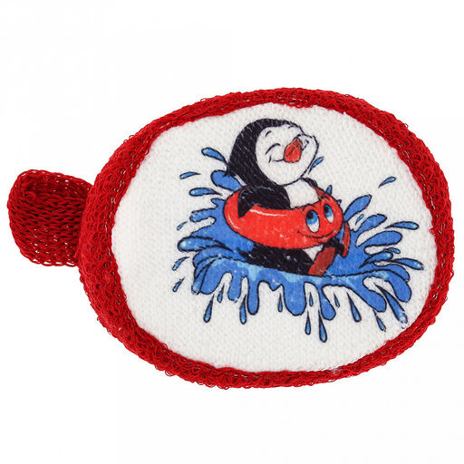 Мочалка банная Спонж 15х11см, хлопок, с поролоном, Eco-Price (Россия) - Домашняя мода фото 5