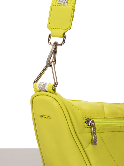 LACCOMA сумка Лакки-Ф826-лайм эко кожа хлопок  фото 5