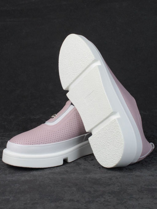 03-PDL253-5 VIOLET Полуботинки женские (натуральная кожа)