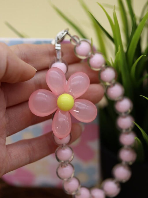 Футляр для карт с браслетом ПО ПЛАНУ. "Floral tenderness ", pink