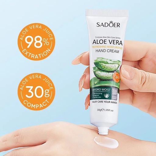 Питательный и восстанавливающий крем для рук 98% Aloe Vera - Sadoer фото 4