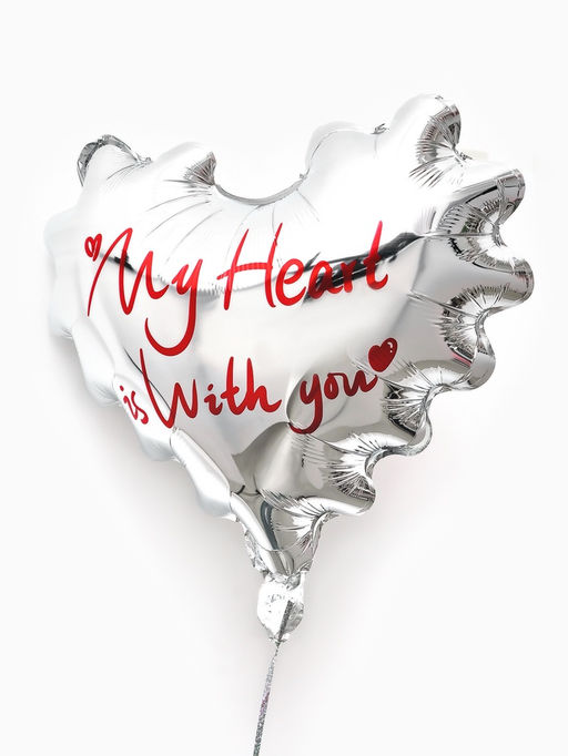 Воздушные шары фольгированные 18 Моё сердце, набор 5 шт. - Страна карнавалия фото 3