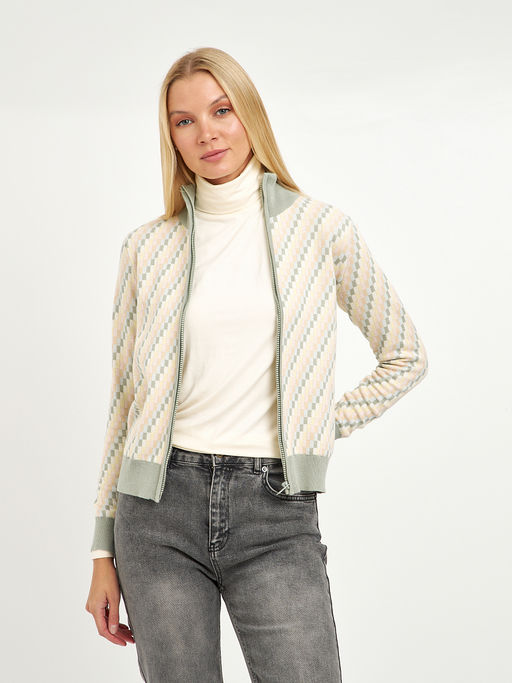 кардиган женский из хлопка с принтом - Glenfield фото 4