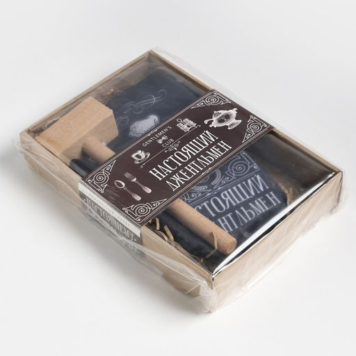 Кухонный набор Джентльмен,варежка-прихватка 20х28см, молоток деревянный - Доляна фото 8