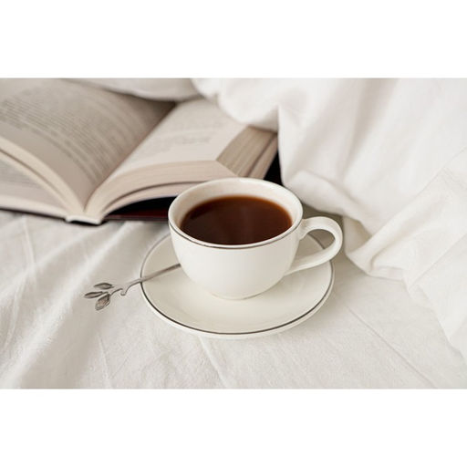 Кофейная пара фарфоровая Magistro La Perle, 2 предмета: чашка 100 мл, блюдце d=11,5 см, цвет белый фото 7