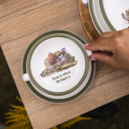 БУЛЬОННИЦА С БЛЮДЦЕМ LEFARD FAMILY HOUSE 250 МЛ 15*6 СМ (КОР=16НАБ.)  фото 7