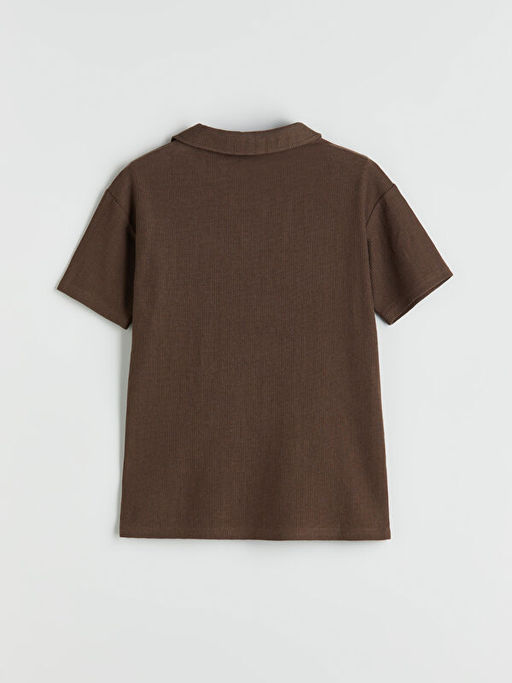 Polo Yaka Dokulu Erkek ?ocuk Ti??rt