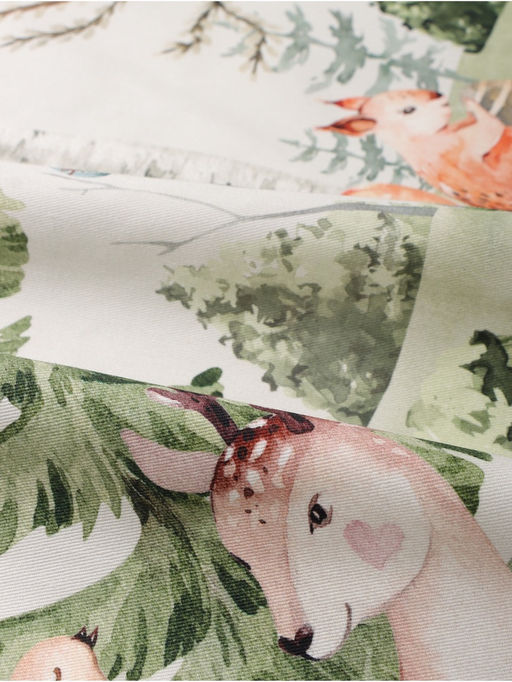 Набор кухонный «Этель. Лесная сказка»: скатерть 148×183 ±2 см с ГМВО, салфетка 40×40 см - 8 шт.