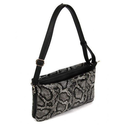 Сумка женская натуральная кожа ADEL-72 (отделка - ИСК/КОЖА), 3отд, плечевой ремень, питон 262932