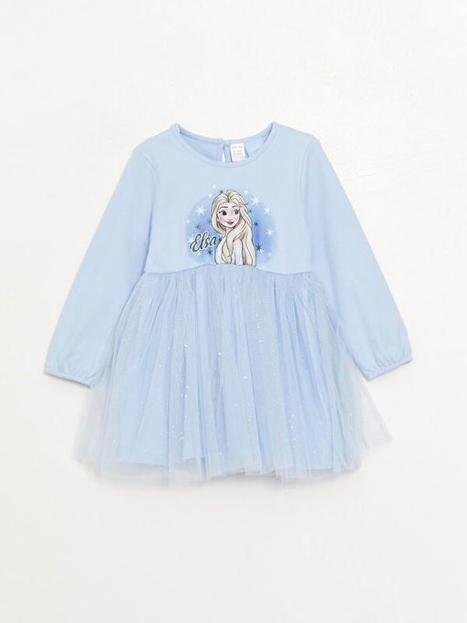 Bask?l? K?z Bebek Elbise