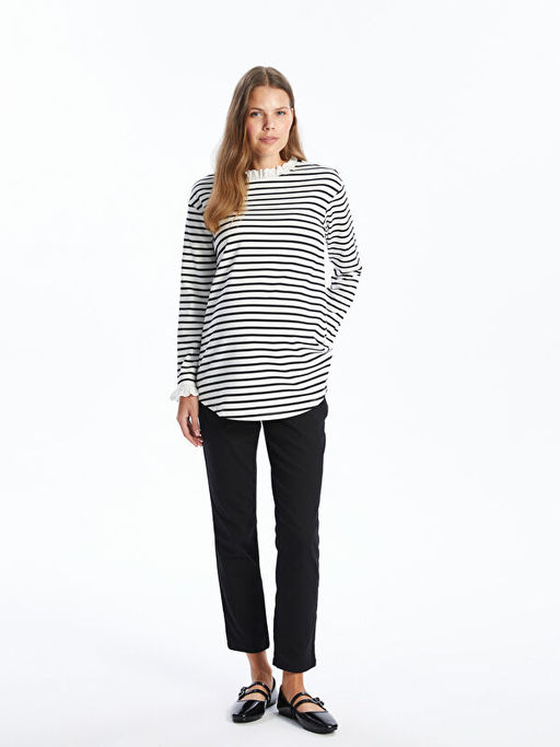 Kar?n Panelli Havu? Kesim Hamile Pantolon