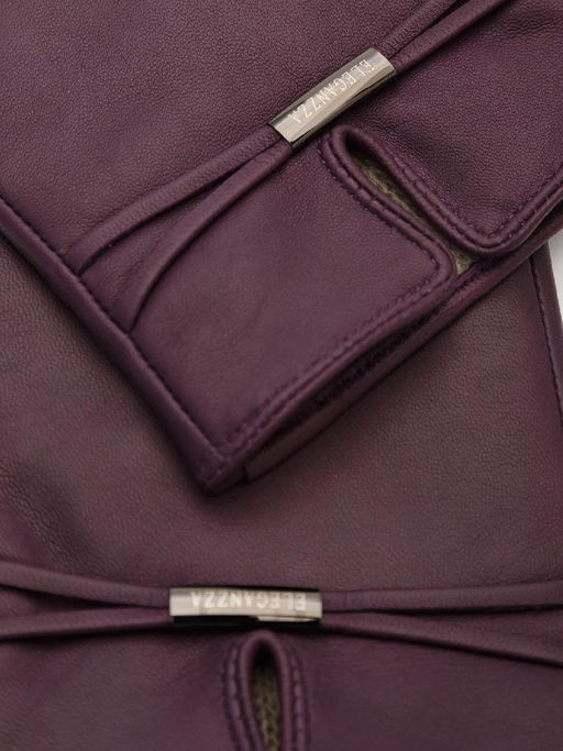 Перчатки женские 100% ш IS851 grape - Eleganzza фото 3